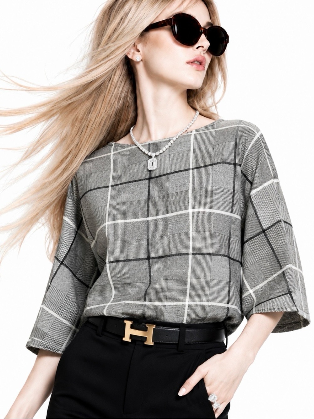 UPTOWN GIRL - Vintage Box Cut Blouse